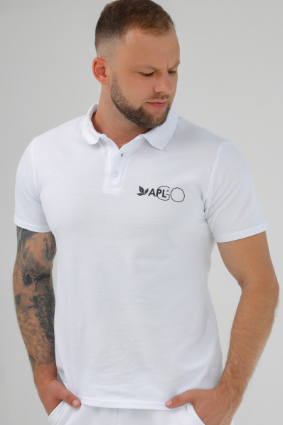 Поло универсальное APLGO (белое)