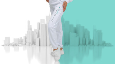 Джоггеры женские BEAUTY (белые)